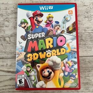 Super Mario 3D World (Nintendo Wii U, 2013) Complete Tested Working - EUC!